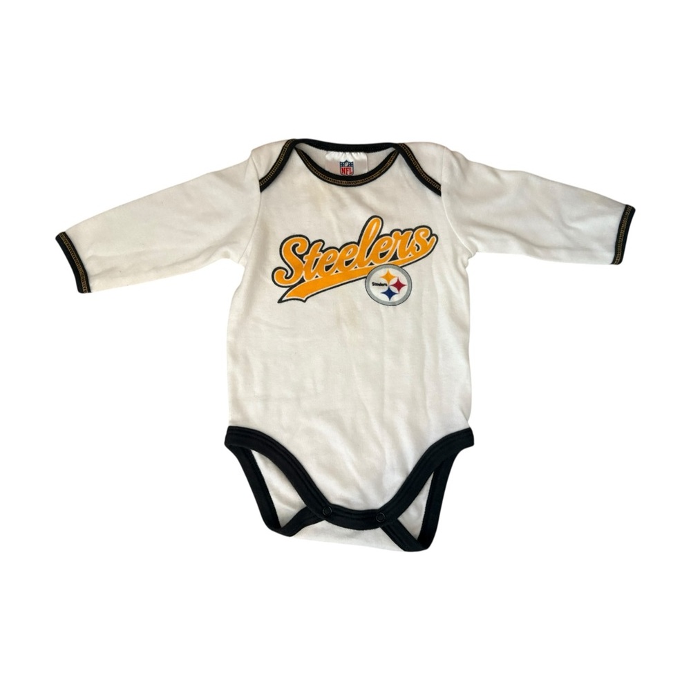 Pittsburgh Steelers Six Piece Baby Bundle 0-3 Months, EUC - Picture 4 of 16